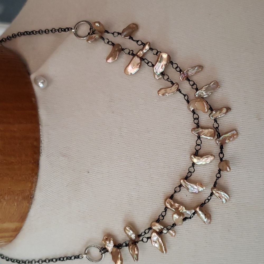 Lori Bailey baroque pearl necklace